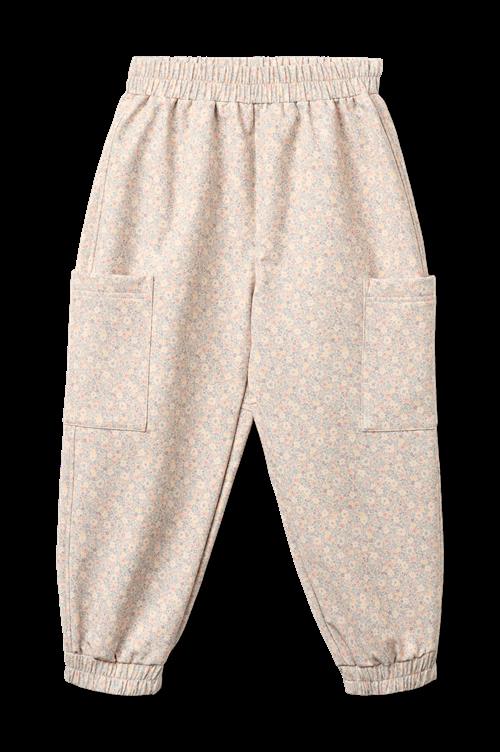 Wheat Softshell Trackpants Minno Rose Shadow Flowers Rose Shadow Flowers 122 cm  Lyserød  122 cm  unisex