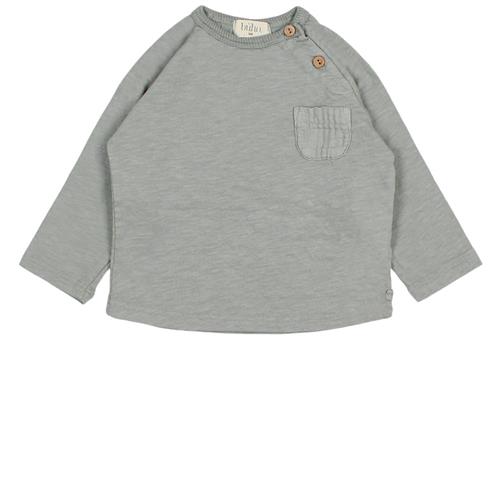 búho T-shirt Med Lomme Eucalyptus 9 Months  Grå  9 måneder  unisex