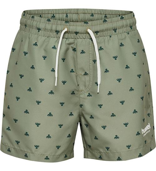 Hummel Badeshorts - hmlJR - Shadow m. print