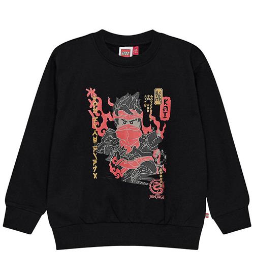 LEGOÂ® Ninjago Sweatshirt - LWSian 205 - Sort m. Print
