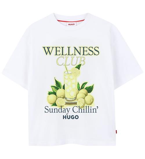 HUGO T-shirt - Hvid m. Print