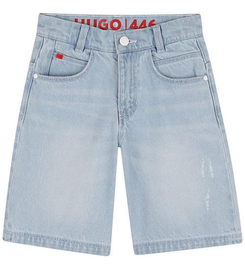 HUGO Denimshorts - 446 - Loose Fit - Bleach Grows
