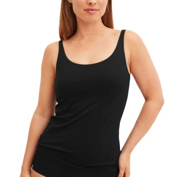 Calida Natural Skin Tank Top With Bustier Sort Large Dame