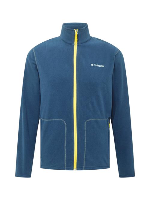 COLUMBIA Funktionsfleecejakke 'Fast Trek'  navy / gul