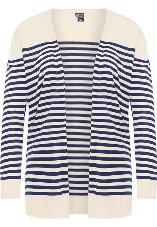 DreiMaster Maritim Cardigan  marin / uldhvid