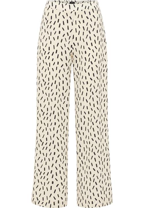 Se DreiMaster Klassik Bukser 'Eucaly'  sort / uldhvid hos About You