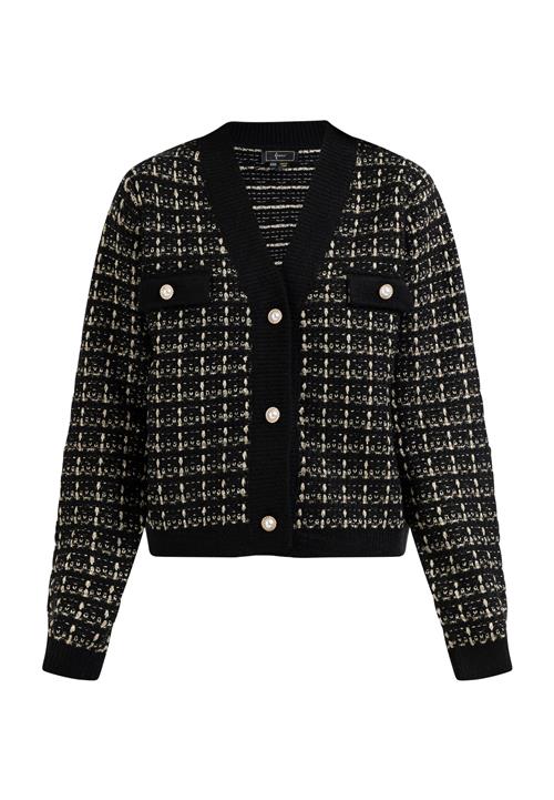 faina Cardigan  guld / sort