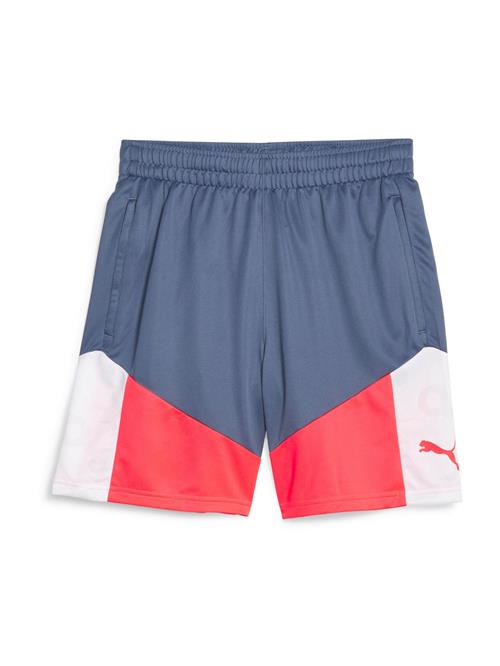 PUMA Sportsbukser 'IndividualCUP'  dueblå / lys rød / hvid
