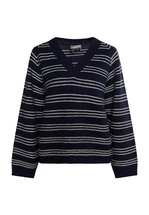 DreiMaster Vintage Pullover  marin / uldhvid