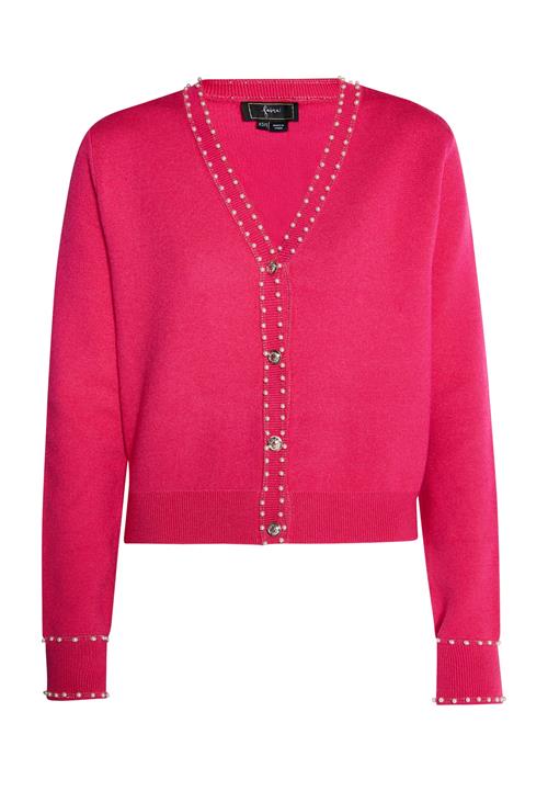 faina Cardigan  pink / perlehvid