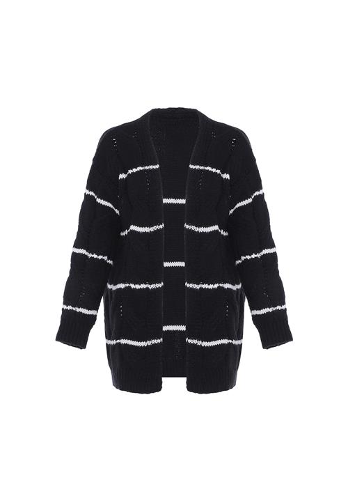 faina Cardigan  sort / hvid