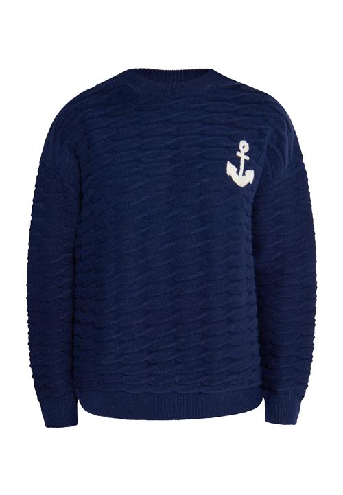 DreiMaster Maritim Pullover  marin / hvid