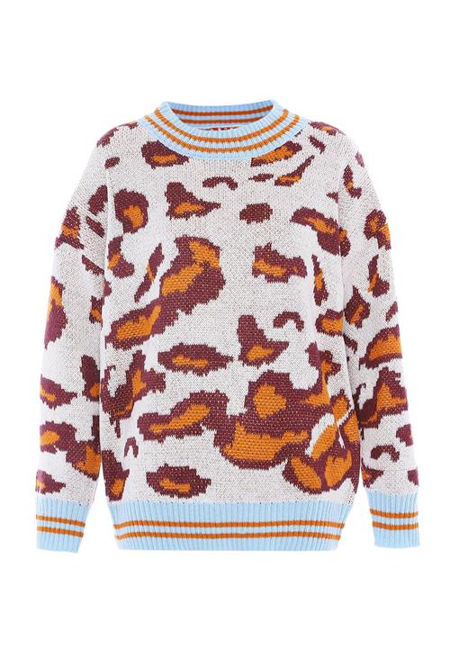 Sookie Pullover  beige / brun / orange / uldhvid