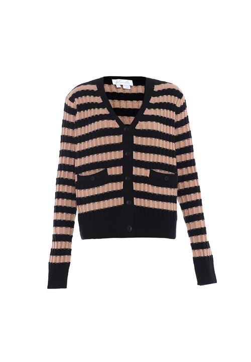 BLONDA Cardigan  brokade / sort