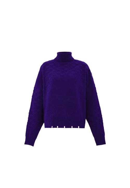 faina Pullover  mørkelilla