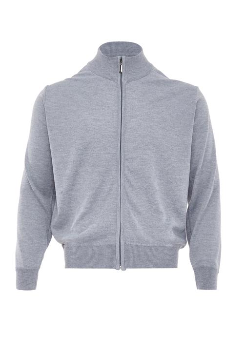 NAEMI Cardigan  grå-meleret