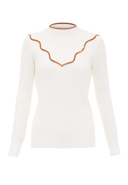 NALLY Pullover  rød / uldhvid