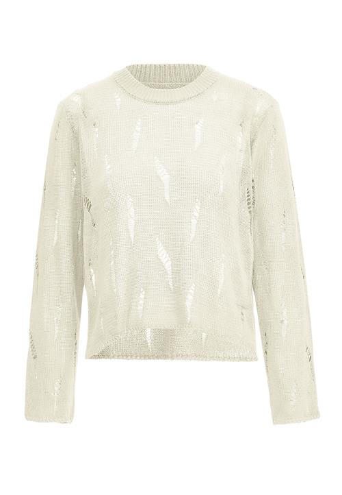 swirly Pullover  uldhvid