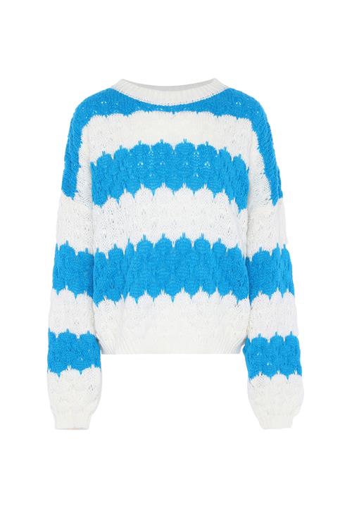 ebeeza Pullover  azur / hvid