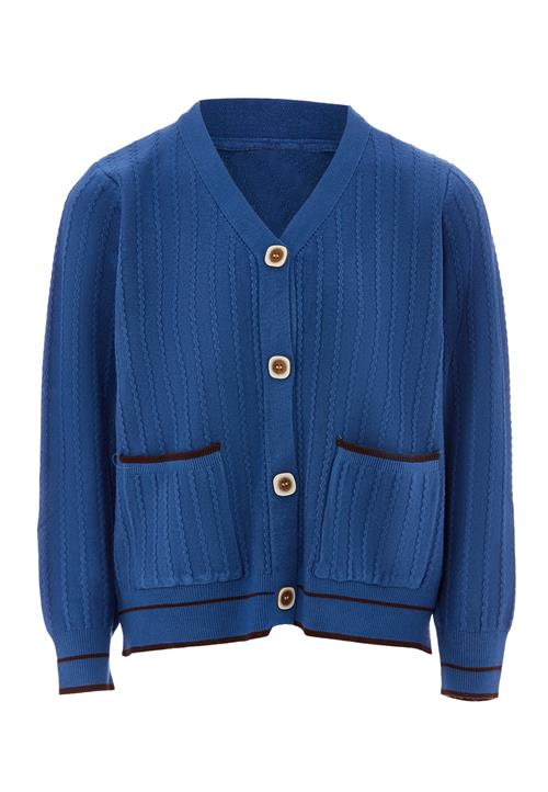 NALLY Cardigan  blå / sort