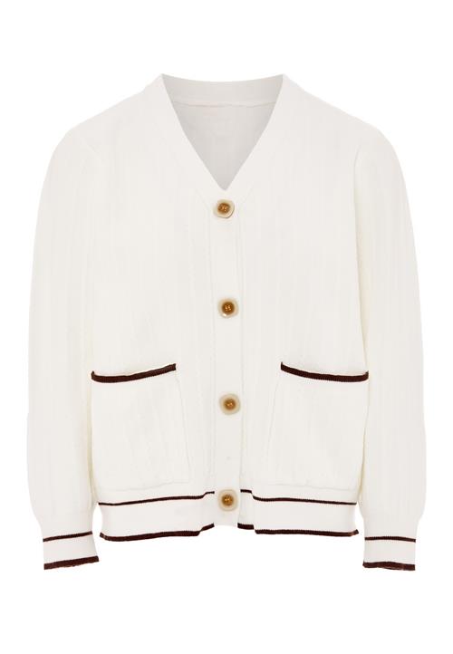 NALLY Cardigan  sort / naturhvid