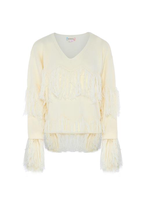 ebeeza Pullover  uldhvid