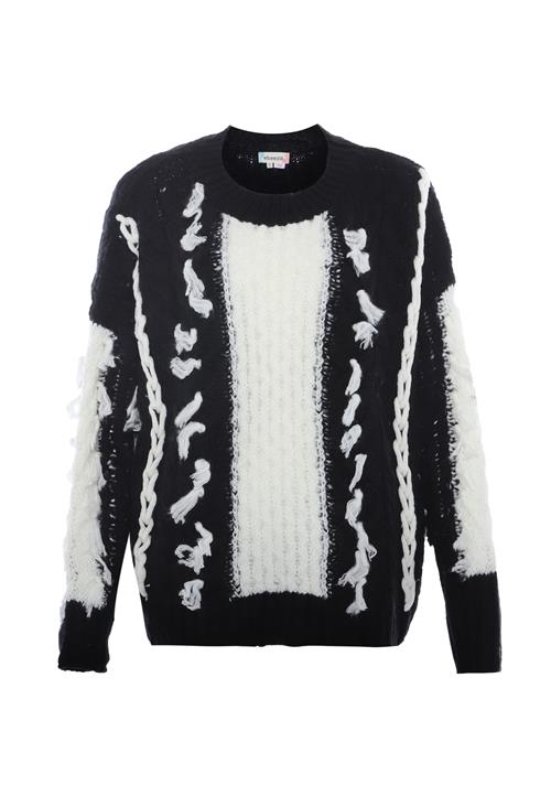 ebeeza Pullover  sort / hvid