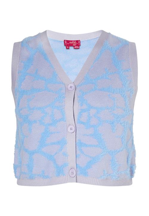 swirly Cardigan  blå / grå