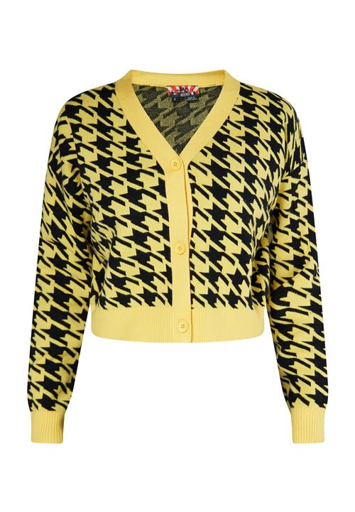 myMo ROCKS Cardigan  gul / sort