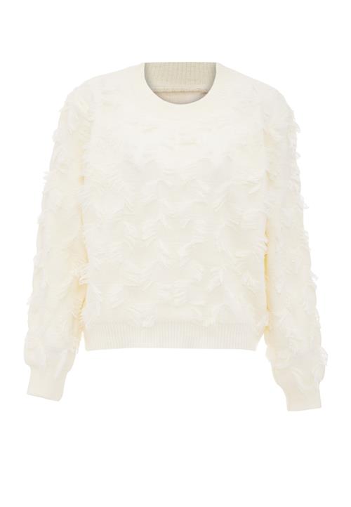 swirly Pullover  uldhvid