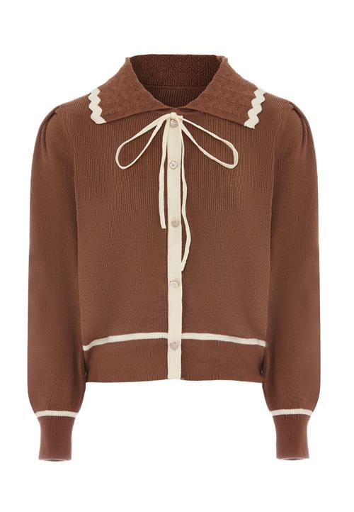 NAEMI Cardigan  beige / brun