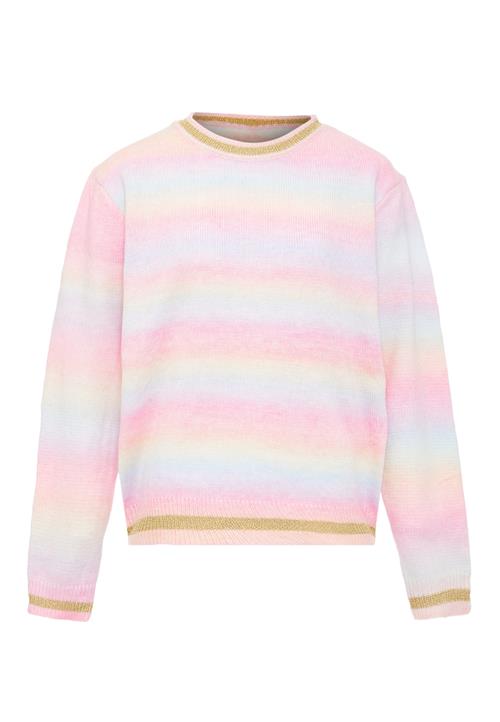 Sidona Pullover  lyseblå / gylden gul / rosé