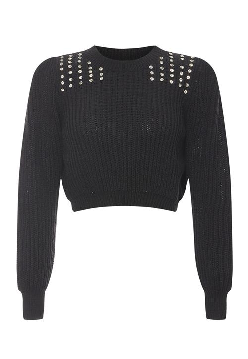 faina Pullover  sort / transparent