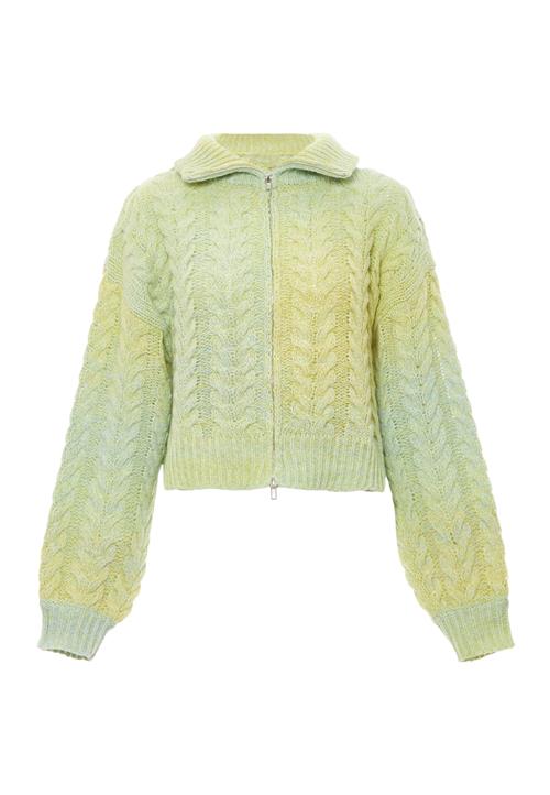 MYMO Cardigan  citrongul / lime
