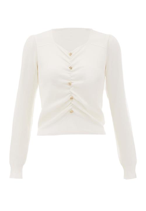 NAEMI Pullover  uldhvid