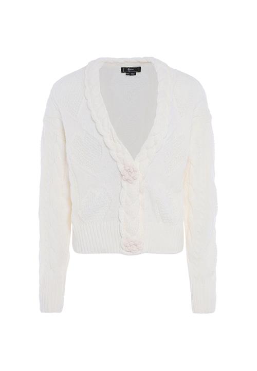 faina Cardigan  uldhvid