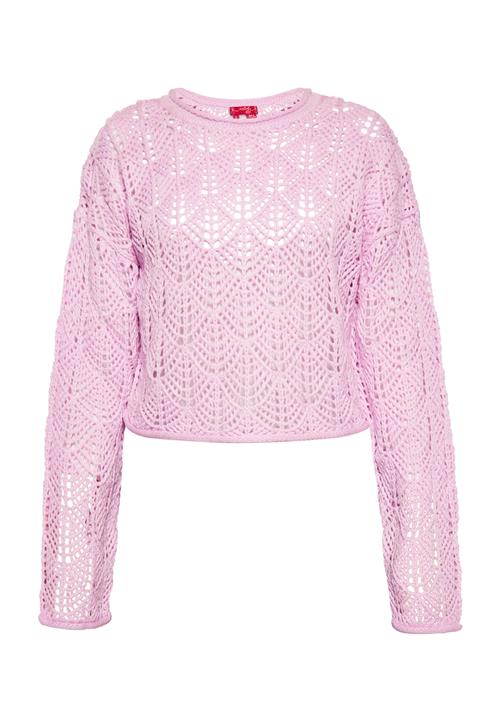 swirly Pullover  lys pink