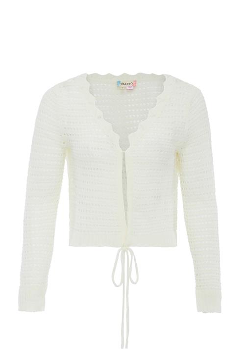 ebeeza Cardigan  uldhvid