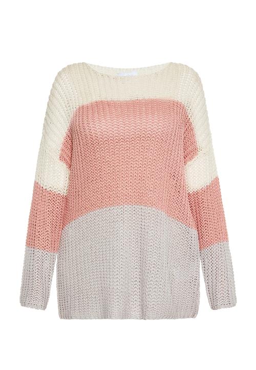usha BLUE LABEL Pullover  creme / grå / pink
