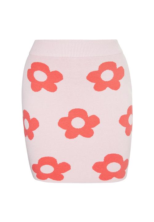 swirly Nederdel  lyserød / rød