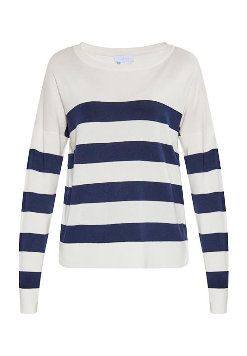 usha BLUE LABEL Pullover  marin / hvid
