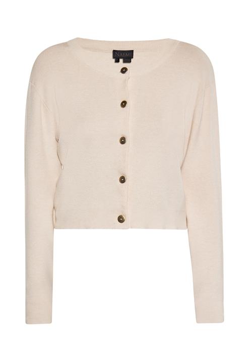 NAEMI Cardigan  lysebeige / guld