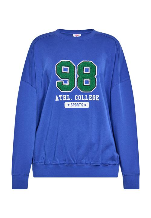 MYMO Sweatshirt  blå / grøn / hvid