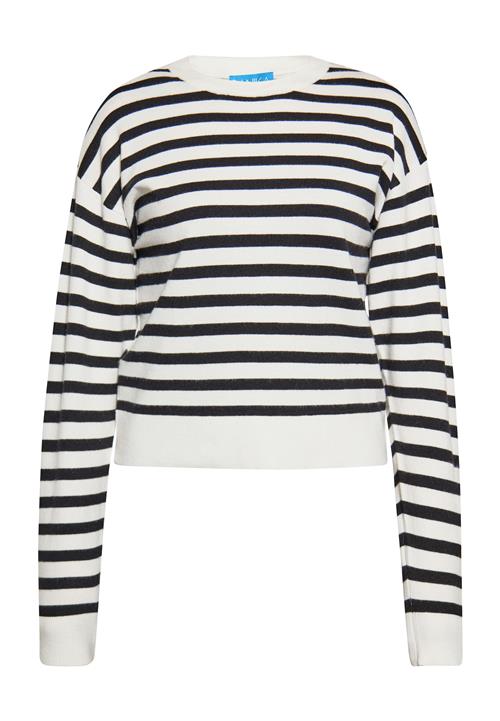 SANIKA Pullover  sort / offwhite