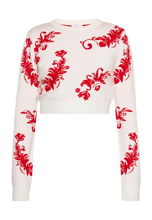 IZIA Pullover  rød / hvid