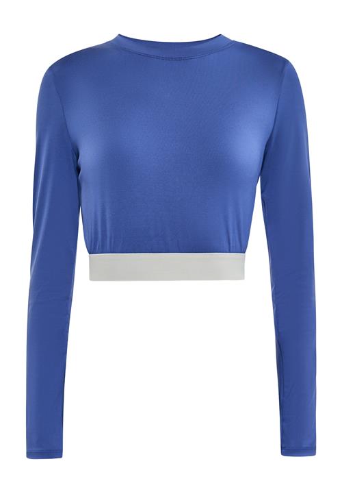 myMo ATHLSR Funktionsbluse  blå / lysegrå