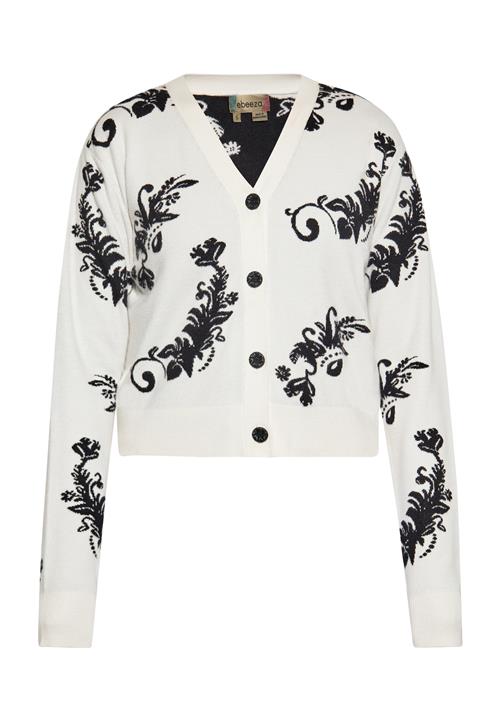 ebeeza Cardigan  sort / uldhvid