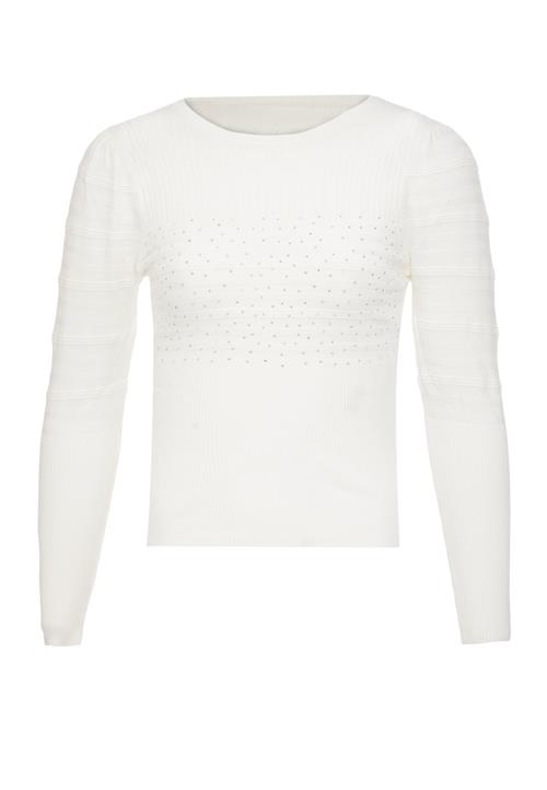 bling bling by leo Pullover  transparent / hvid