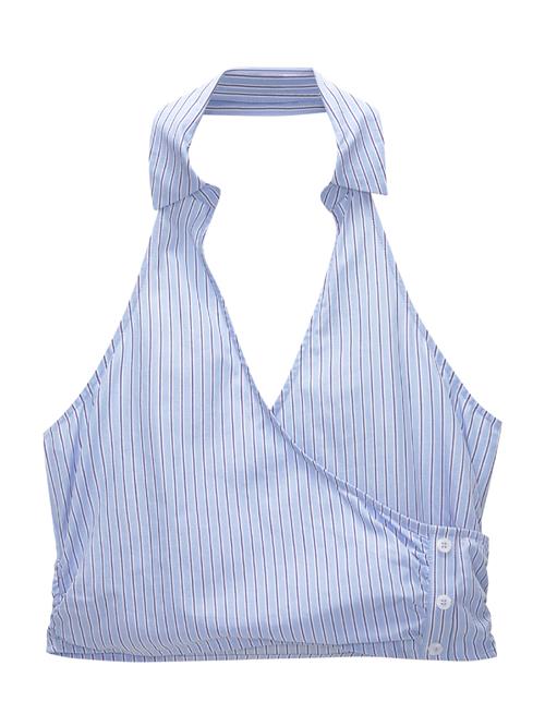 Se Pull&Bear Overdel  navy / lyseblå / hvid hos About You