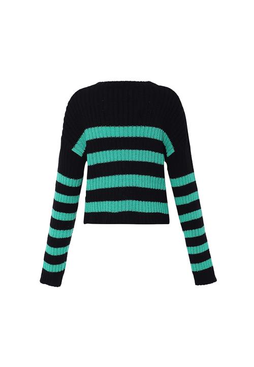 MYMO Pullover  jade / sort